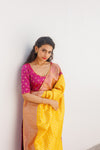 Aakruti Magenta & Yellow