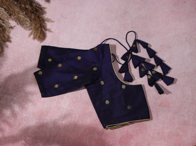 Blouse- Saatvika Navy