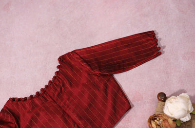 Blouse- Sangamithrai Maroon