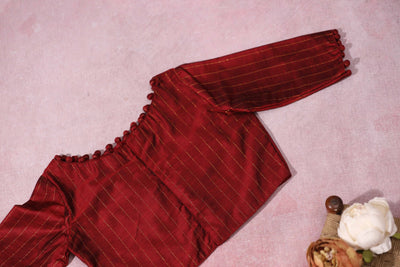 Blouse- Sangamithrai Maroon