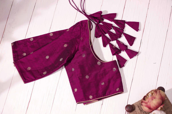 Blouse- Saatvika Magenta