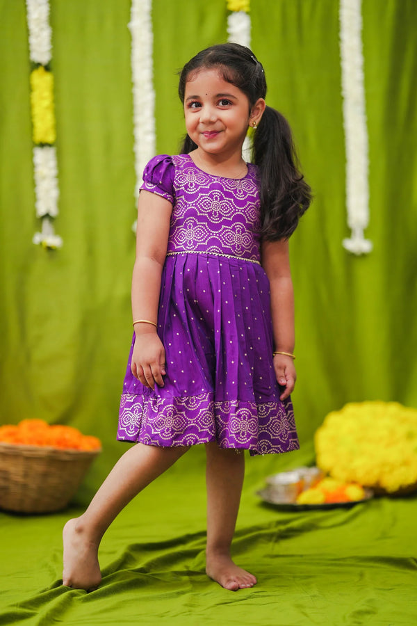 Pravya Violet Frock mini