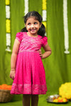 Pravya pink Frock mini