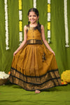 Prisha Mustard Lehenga Mini