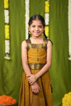 Prisha Mustard Lehenga Mini