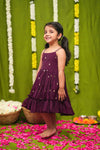 Meera Wine Frock Mini