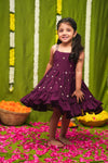 Meera Wine Frock Mini