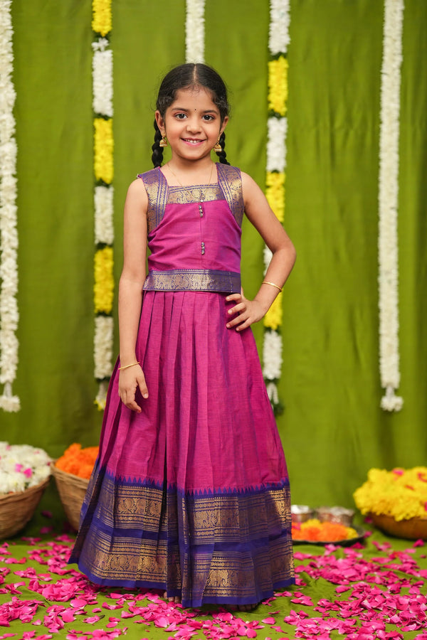 Prisha Pink Lehenga Mini (Set of 2)