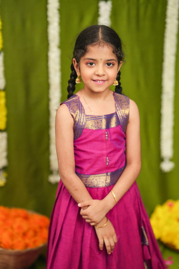 Prisha Pink Lehenga Mini (Set of 2)