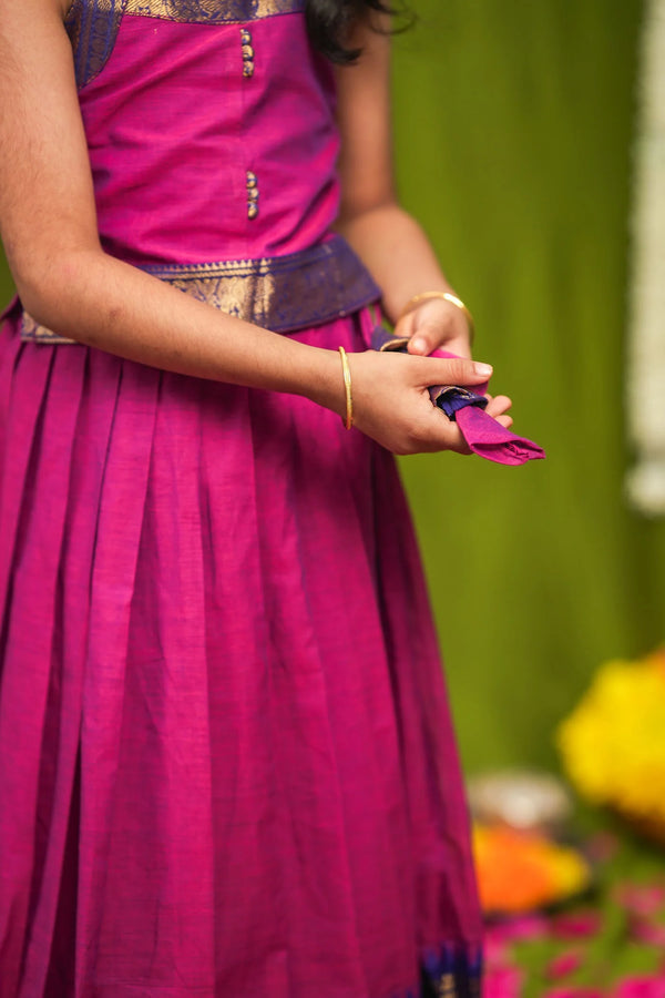 Prisha Pink Lehenga Mini (Set of 2)