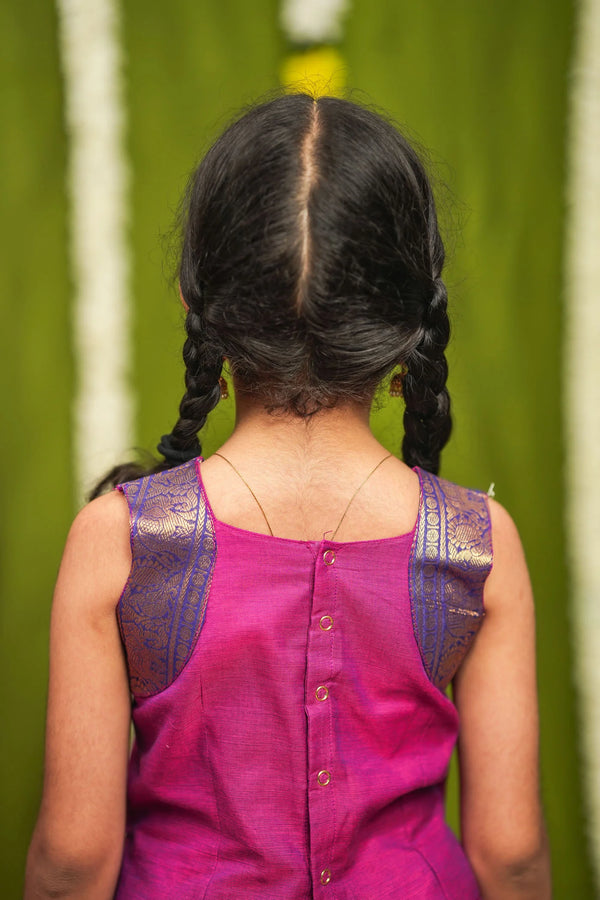 Prisha Pink Lehenga Mini (Set of 2)