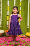 Meera violet Frock Mini