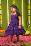 Meera violet Frock Mini