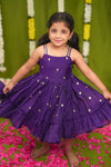 Meera violet Frock Mini