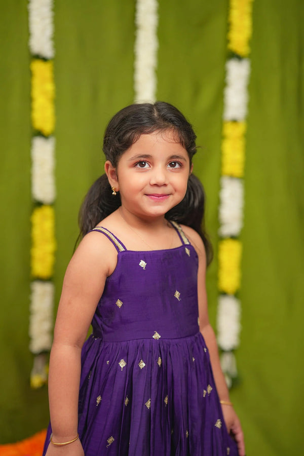Meera violet Frock Mini