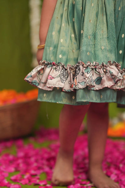 Charita Pastel green Frock Mini