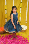 Mrinalini Blue Frock Mini