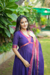 Avanti Royal Purple Anarkali Kurta Set