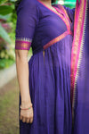 Avanti Royal Purple Anarkali Kurta Set