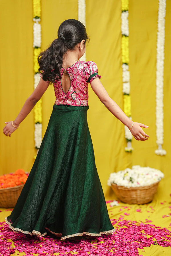 Tashi Green with Red mini (Set of 2)