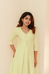 Charu Cream Kurti Set