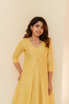 Charu Gold Kurti Set