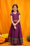 Vanika Magenta Handloom Kids Mini