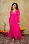 Kiara Rani Pink Kurta Set (Set of 2)