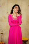 Kiara Rani Pink Kurta Set (Set of 2)