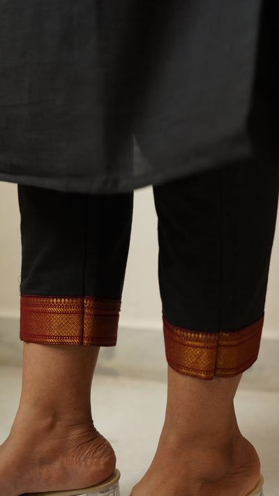 Alani Black Mangalgiri Co-Ord set