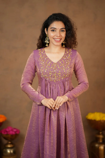 Upasanna Pastel Pink Kurta Set (Set of 2)