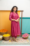 Teju Pink Kurti Set