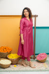 Teju Pink Kurti Set