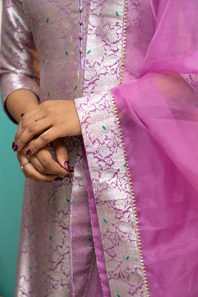 Harini LavenderKurti Set