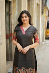 Ganga Black Kurta Set
