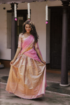 Insya Pink Banaras Halfsaree