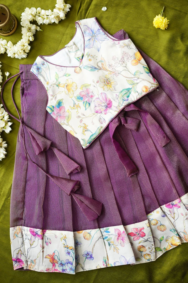 Hemali Violet floral Kids Mini