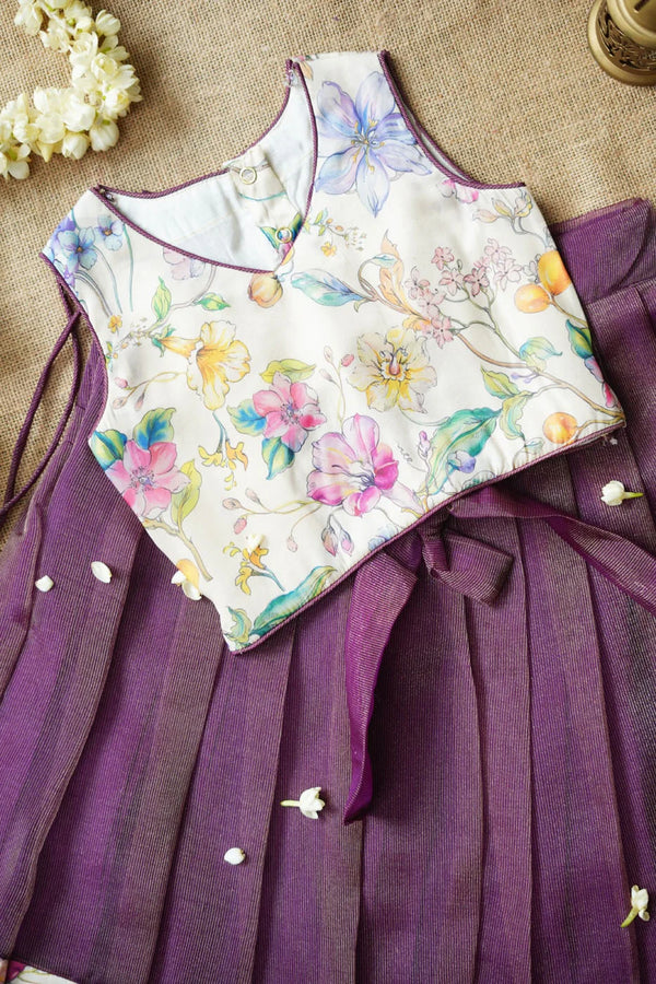 Hemali Violet floral Kids Mini