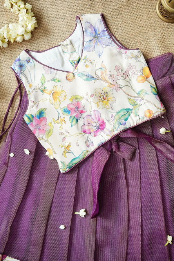 Hemali Violet floral Kids Mini