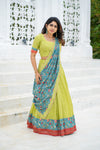 Roopa Green Half Saree