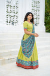 Roopa Green Half Saree