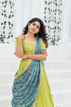 Roopa Green Half Saree