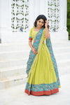 Roopa Green Half Saree