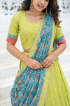 Roopa Green Half Saree