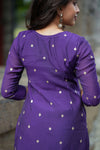 Meera Violet Kurti Set (Set of 2)