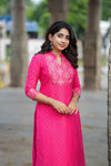 Pravya Pink Kurti Set (Set of 2)
