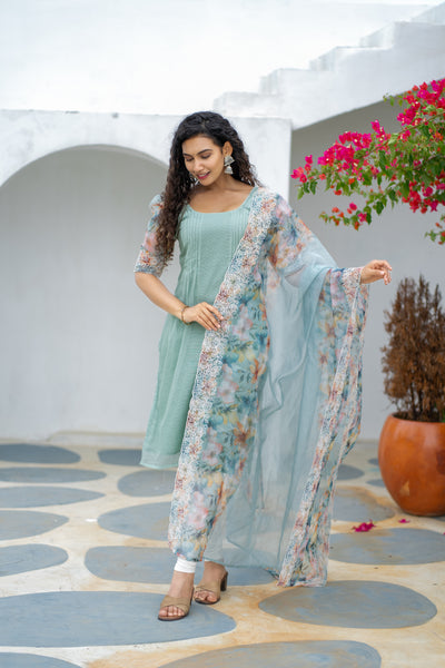 Krithi Mint Green