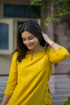 Pranjal Mustard Kurta Set