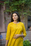 Pranjal Mustard Kurta Set