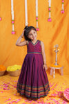 Geetanjali Magenta Frock Mini